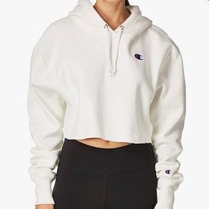 Champion Hoodie Cropped Reverse Weave